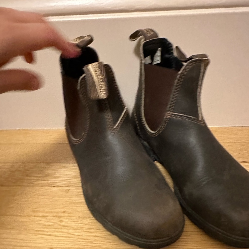 Blundstone Brown Leather Ankle Boots